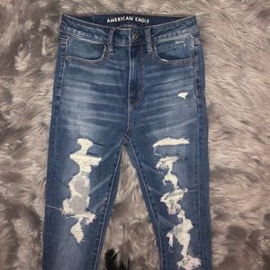 Super high rise jeans